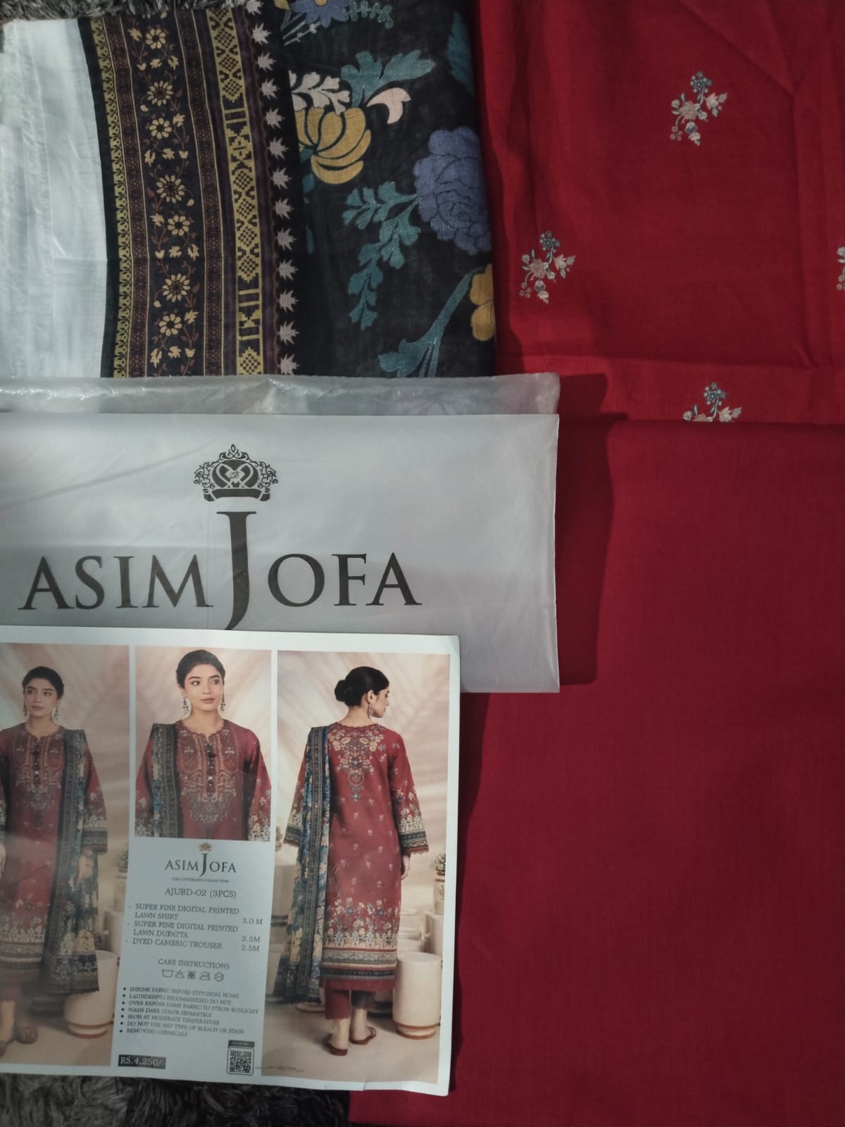Asim Jofa 3 Piece Suit