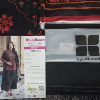Gul Ahmed Printed Lawn 3 Piece