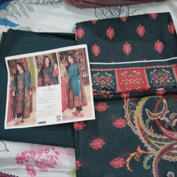 Asim Jofa AJBL-06 — 3-Piece Unstitched Digital Printed Lawn Suit