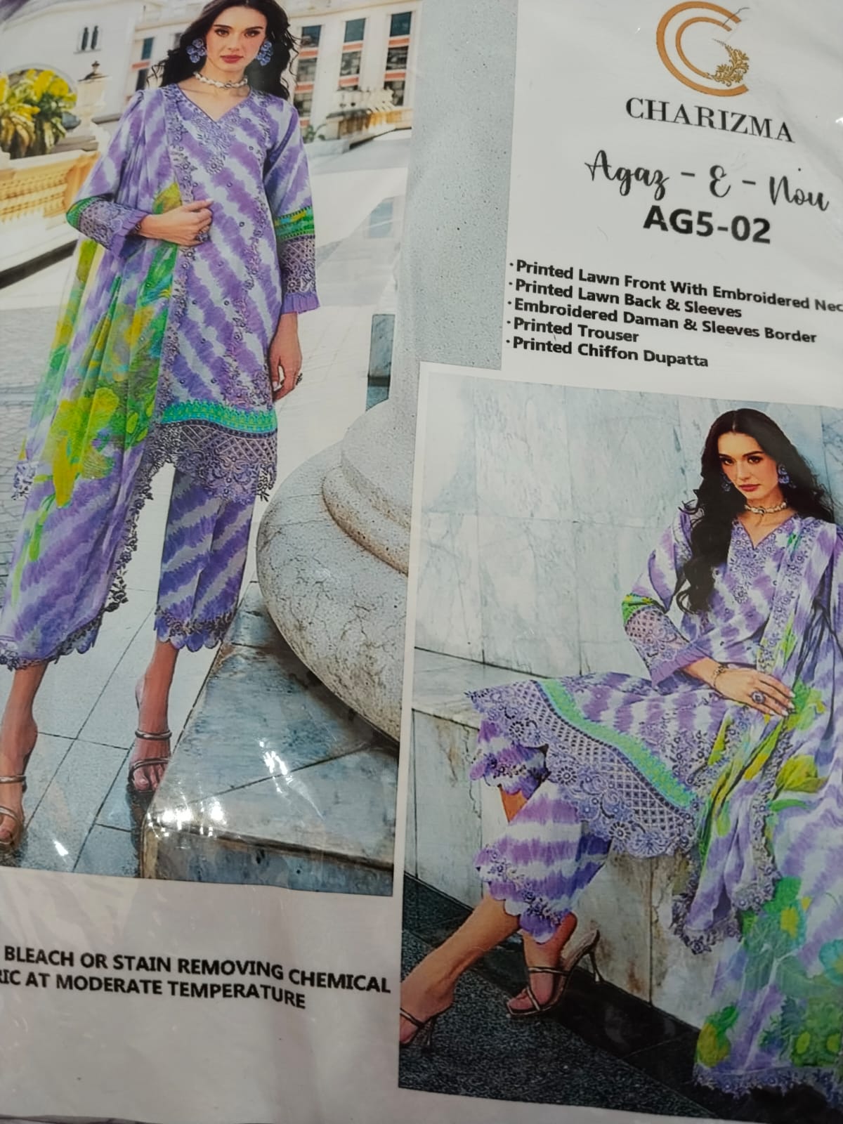 Charizma  Embroidered Lawn 3 Piece Suit